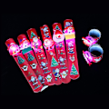 Miniatyrbillede 5 af 5: Glødende Ring Blink Party LED Broche Gløder i Mørket Pige Lys Op Legetøj Julepat Cirkel