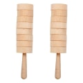 Miniatyrbillede 2 af 4: 3 Sæt Træ Balanceblok Puslespil Balance Legetøj Børn Uddannelsesmæssigt Legetøj Til Børn Småbørn ( 2 Sets 24X5.4CM