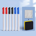 Miniatyrbillede 1 af 10: Whiteboard notesbog med whiteboardpen og viskelæderklud Whiteboard Pen Set Whiteboard Pen Set