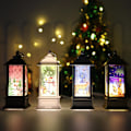 Miniatyrbild 2 av 5: Dekorativa Jul-Lyktor Snögubbar Nattlampor Julgranspynt