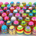 Miniatyrbild 2 av 3: 36 st Easterägg Kombination DIY Överraskning Ägg Barnfest Semestergåva