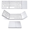 Miniatyrbilde 2 av 5: Triple Bluetooth, mini bærbar datamaskin Bluetooth-tastatur, mus berøring