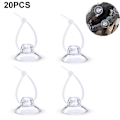 Miniatyrbillede 1 af 5: 20 stk. Sug kopper Sucker Uden Kroge Akvarium Hook Up Transparent slips Sug kopper til vandindløb og udløb fiksering