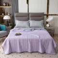 Miniatyrbilde 5 av 5: Solidfarget Trykk Kjølig Følelse Air Conditionering Dyne Violet 200x230cm