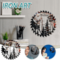 Miniatyrbild 1 av 5: Metalldörrhängande väggkonst 25x25cm boho inredning uteplats måne grattis på födelsedagen estetisk rum boho kontor första gåvorA