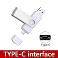 Pikkukuva 2 / 5: USB-muistitikku 3.0 USB-laite kelluva laite 128GB Otg Type-c 3.0 Tikku Kynälaite 128GB Napsauta USB-muistitikku 128GB Musta typec Black typec 128GB