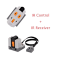 Miniatyrbilde 2 av 4: Tekniske deler servomotor batteriboks IR infrarød fjernkontroll mottaker PF modell kompatibel med eds blokk tegl db IR Set