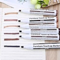Miniatyrbillede 3 af 4: Møbel Reparation Træ Reparation Markører Touch Up Reparation Pen-17pc-markører Og Voks Sticks, Til Pletter, Ridser