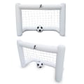 Miniatyrbillede 4 af 4: 160 cm oppustelig fodboldmål med net, oppusteligt fodboldspil, flydende fodboldmål (1 stk. mål + 1 stk.)