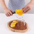Miniatyrbillede 4 af 5: Håndpressere, Citronpresser 4 i 1 Professionel Håndcitronpresser Rustfrit Stål Citron Lime Appelsin Manuel Frugtpresser