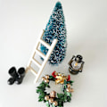 Miniatyrbillede 5 af 5: Klassiske Miniature Dukkehuss Tilbehør Rolleleg Legetøj Jul Tema