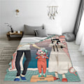Miniatyrbillede 4 af 4: Anime Spy X Family tæpper fleece alle sæsoner bærbare ultra-bløde tæpper til sofa soveværelse sengetæppe
