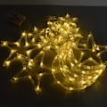 Miniatyrbillede 5 af 5: LED Gardinlys, Fe Lys Kæder Måner og Stjerner LED Natlys til Boligindretning Fest Stjerne Måne Ramadan Lys Kæder