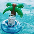 Miniatyrbillede 3 af 3: 3 Pak Kokosnødtræ Oppustelige Drikkeholdere Drikkeflydere Oppustelige Kopunderlag Til Børn Legetøj Og Poolparty
