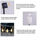 Miniatyrbilde 4 av 5: LED Solcelled Hagelyssett med 3 Lys - Julenisse Hagepynt