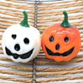 Miniatyrbillede 4 af 5: 6/12 Styk Mini Halloween Kunstig Skum Grøntsagspumpekin Simulation DIY Håndværk Hjem Fødselsdagsfest Bryllup Dekoration Forbrugsvarer Gul 6 Hvid 6