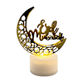 Miniatyrbilde 4 av 5: LED-lys med stearinlysform i måne- og stjerne-design, slottdekorasjon, lys for undervisning, arrangementer, fester, te-lys, stjerne, måne