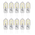 Miniatyrbild 1 av 5: 10 pcs G4 LED Bulb Brightness Dimmable High Color Rendering Transparent Shell Light Sources for Landscape Lighting DC 12V White Light