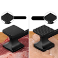 Miniatyrbild 3 av 4: Kockens Köttmörare - Diskmaskinsäker Köksklubba för att Möra Kyckling, Nötkött, Fläsk & Nötter med Halksäkert Grepp