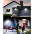 Pikkukuva 5 / 5: 74LED Ulkovalaisin aurinkokennolla, liiketunnistin 1000LM 6500K, 360° kääntyvä ulkovalaisin aurinkokennolla, IP65 vedenpitävä LED-turvavalo