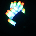 Miniatyrbild 1 av 5: LED-Handskar för Barn Tonåringar Vuxna Neon LED-Handskar Lyser i Mörkret 3 Färger