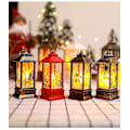 Miniatyrbilde 2 av 2: Julepynt Lys Vintage Julstearinlys Med Led Julenissen Elg Snømann Elg