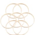 Dream Catcher Rings Catcher Round Frame Home Decor 20Cm 12pcs