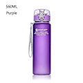 Pikkukuva 5 / 5: 400/560 ml BPA-vapaa Lasten Pullot Ulkoilma Urheilu Koulu Juomavesi Pullo Kuppi 400 ml Violetti
