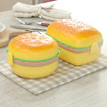 Pikkukuva 6 / 8: Hampurilaislounasrasia Kaksikerroksinen Burger Bento -rasia Voidaan käyttää mikroaaltouunissa B