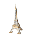 Miniatyrbild 1 av 5: 7 Sorter av DIY 3D Trädjur och Byggpusselspel Montering Leksaker Presenter Barn Vuxen Modell Kit Tg207Paris Tower