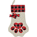 Miniatyrbillede 2 af 5: Jule Strømper Plaid Strømper 18\" Burlap Hængende Jule Strømpe, Plaid Jule Strømper Til Børn Godteposer Strømper Gaveholdende Sæt Til C
