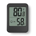 Miniatyrbilde 1 av 4: Mini Digital Termometer Hygrometer Temperaturmåler med 5s Rask Respons for Hjemmemiljø Temperatur og Fuktighet (Svart)