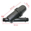 Miniatyrbilde 4 av 5: Dryppvanningsfilter 3/4 \" - Silvanningsfilter med H