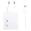 Miniatyrbillede 1 af 2: 120W hurtigoplader til Xiaomi, HyperCharge Type A EU-stikadapter med 1m kabel 120W 120W