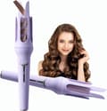 Automatic Hair Curler Curling Iron with 3 Temperature Settings and LCD Display Fast Heating Ceramic Curling Wand Automatic Shut-off Anti-scald