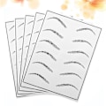 Miniatyrbild 2 av 4: 5 Ark Eyebrow Övningshud Tillbehör Eyebrow Träning Hud Eyebrow Övningshud Eye Brow Övningshud Vit