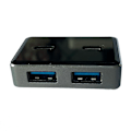 Miniatyrbild 1 av 5: 4-i-1 USB-hub Multiport Adapter, kompatibel med Tesla Model 3 Model Y snabbladdning