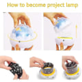 Miniatyrbillede 3 af 4: Nattlys Projektor - 360 Graders Roterende Planet Univers Projektionslampe