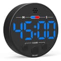 Visuell digital timer med LED-display - Perfekt för köket, blå