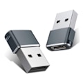 Pikkukuva 2 / 5: 4-pack USB - USB-C -adapteri, C-tyypin naaras A-tyypin uros autolaturimuunnin uusiin iPhone 16 Pro Max Plus 15 14 13 -puhelimiin, Appl