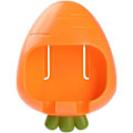 Miniatyrbillede 1 af 4: Multifunktionelt vægmonteret opbevaringsstativ, justerbar tandbørsteholder, badehåndklæde, sammenklappelig pasta tørrestativ (Orange,