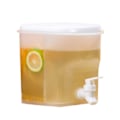 Miniatyrbillede 1 af 5: 3,5 l Stor Kapacitet Plastik Drikkedispenser, Drikkedispenser Med Hane Is Limonade Juice Beholder