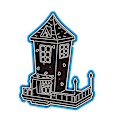 Miniatyrbillede 2 af 5: Julehus Metal Skærestencil Skabelon Scrapbooking DIY Album Stempel Prægning