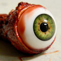 Miniatyrbillede 5 af 5: Halloween realistisk øjenæble kunstigt øjenæble blodigt øjenæble prank rekvisitter