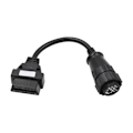 Pikkukuva 1 / 5: Kuorma-auton OBD2 16-nastainen naaras OBD -jatkojohto kuorma-auton 16-nastaiselle uros OBD2 -liittimelle, sopiva skannerin diagnostiikkatyökalu