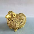 Miniatyrbillede 4 af 4: Kreativ Ren Kobber Pengefår Statue Hjemindretning Stue Fengshui Får Håndværk Ornament