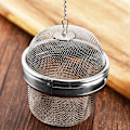 Miniatyrbilde 1 av 5: Rustfritt stål 2,75 tommers krydderkule te sil te infuser krydderkule krydder infuser/te ball, metallisk