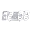 Miniatyrbild 4 av 5: 3D LED-väggklocka, modern digital väckarklocka kompatibel med hem, kök, kontor, sängbord, väggklocka, 24 eller 12 timmars display