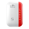 Miniatyrbild 1 av 5: 300 Mbps Mini Wifi-förstärkare Wifi-räckviddsförlängare Internetförstärkare Router Trådlös Repeater Amplifier Röd