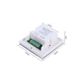 Miniatyrbild 3 av 4: Wall-mounted Touch Light Switch, LED Dimmer Brightness Controller, Single Color Touch Panel for DC 12V-24V LED Strip Light Controller (White)
